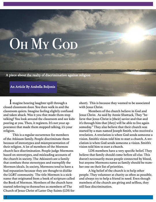 Article by Arabella Boljonis